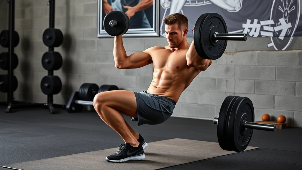 Athlete executing single-leg Romanian deadlift with dumbbell for core stability and posterior chain strength, demonstrating perfect form and balance control