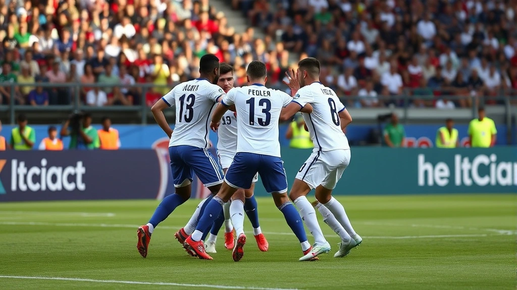 Italian national team defenders in organized defensive formation, compact pressing structure, tactical positioning, high-intensity match moment, photorealistic action photography